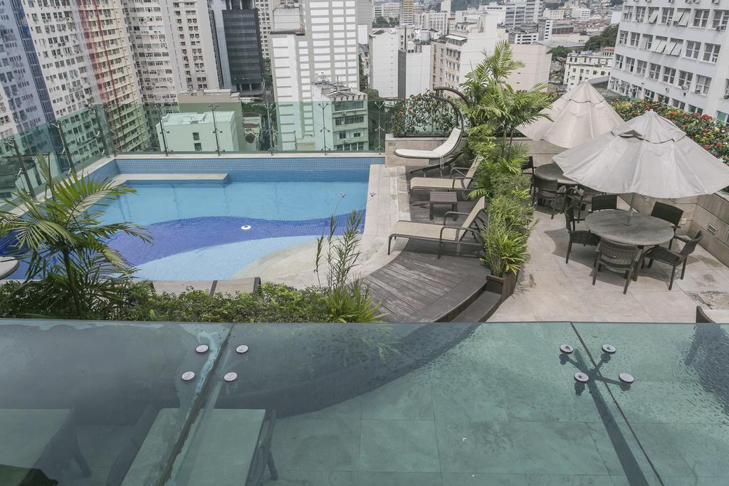 Hotel Atlantico Tower Rio de Janeiro Bagian luar foto Rooftop pool